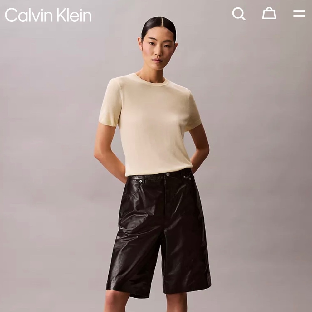 Viscose Short Sleeve Sweater